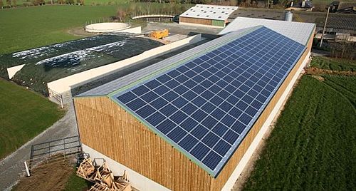 photovoltaïque, bâtiment, électricité, énergie